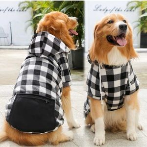 Hooded sweatshirts for dogs with pocket